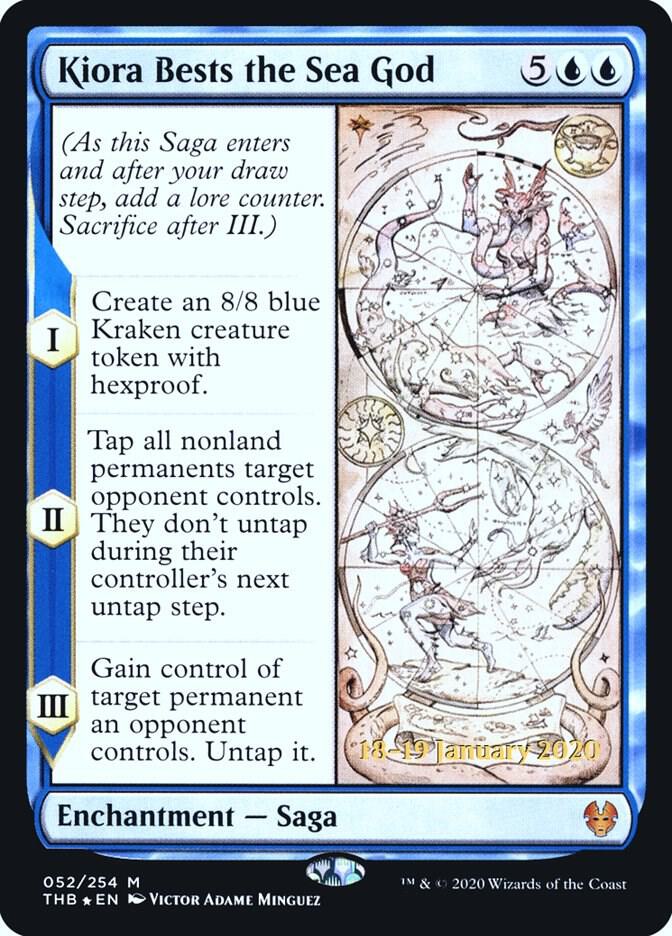Kiora Bests the Sea God 52 (Prerelease Cards)  - Foil | Good Games Modbury
