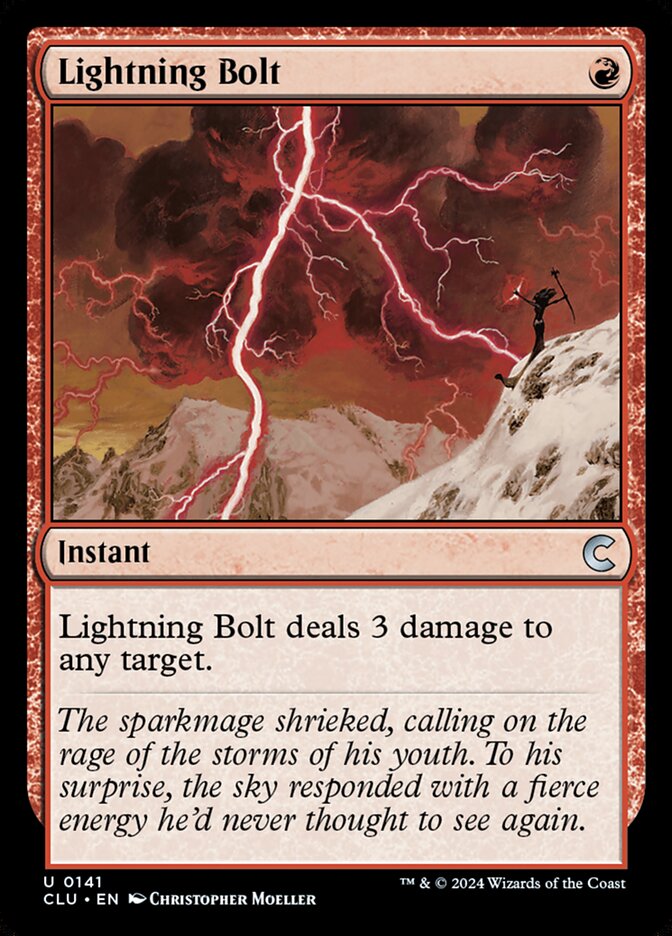 Lightning Bolt 141/284 (Ravnica: Clue Edition)  | Good Games Modbury