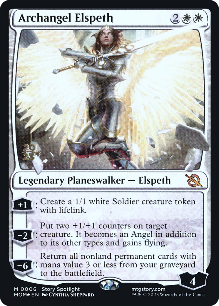 Archangel Elspeth [March of the Machine Prerelease Promos] | Good Games Modbury