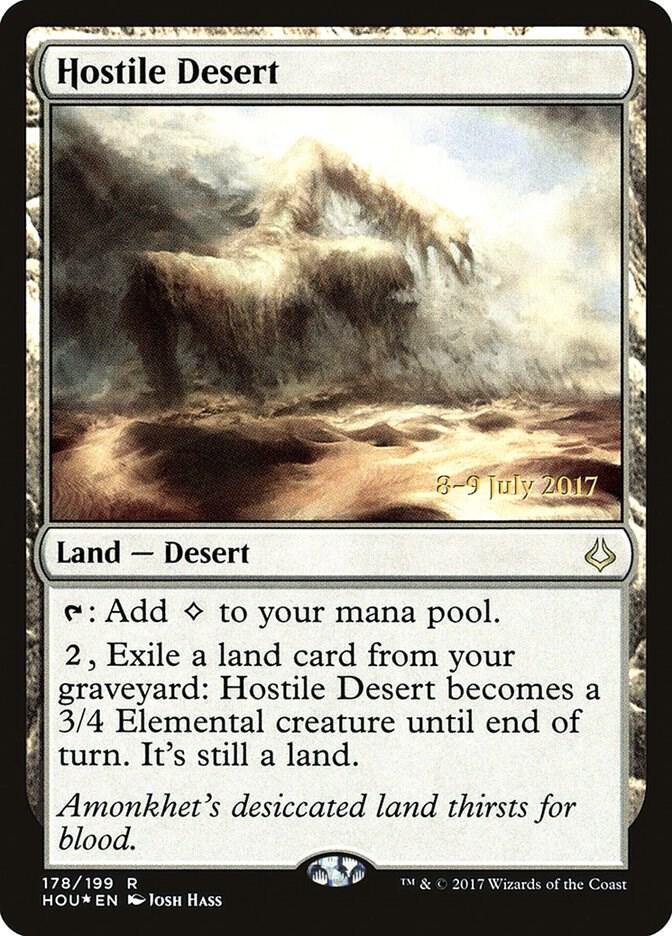 Hostile Desert 178s/62 (Prerelease Cards)  - Foil | Good Games Modbury