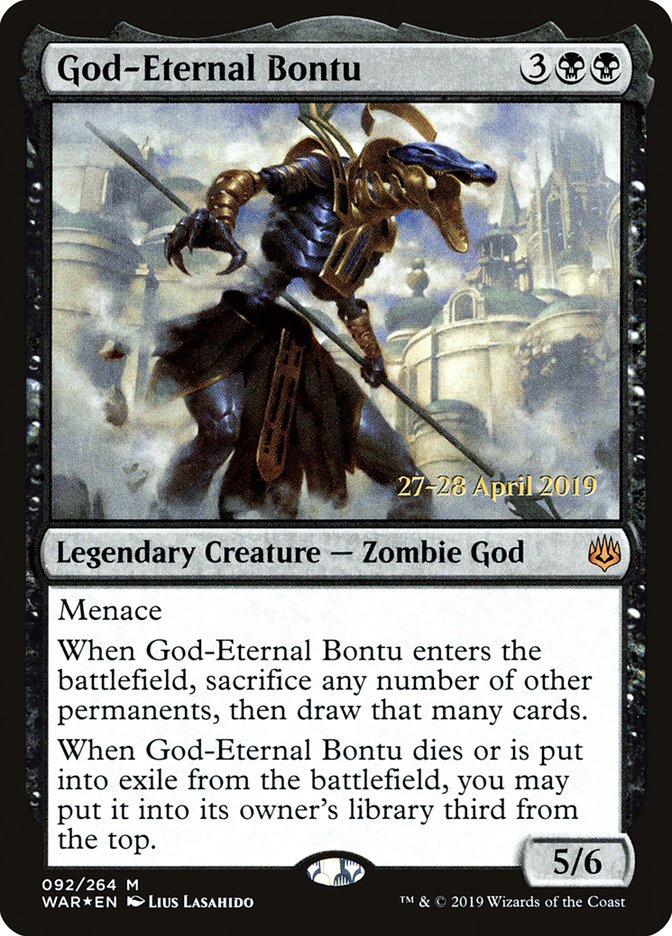 God-Eternal Bontu [War of the Spark Prerelease Promos] | Good Games Modbury