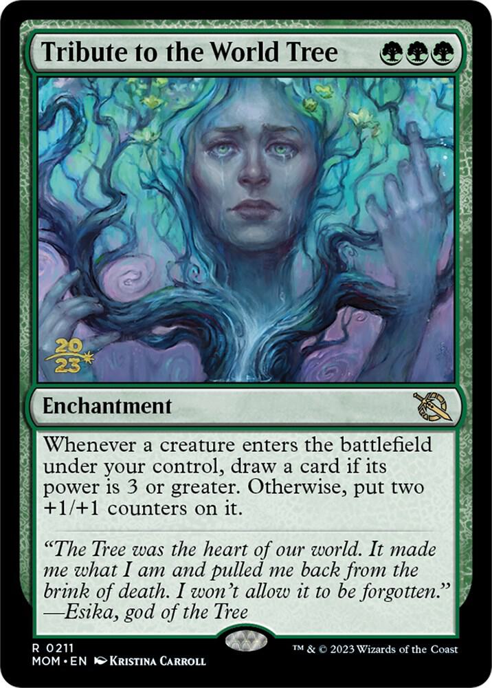 Tribute to the World Tree 211s/162 (Prerelease Cards)  - Foil | Good Games Modbury