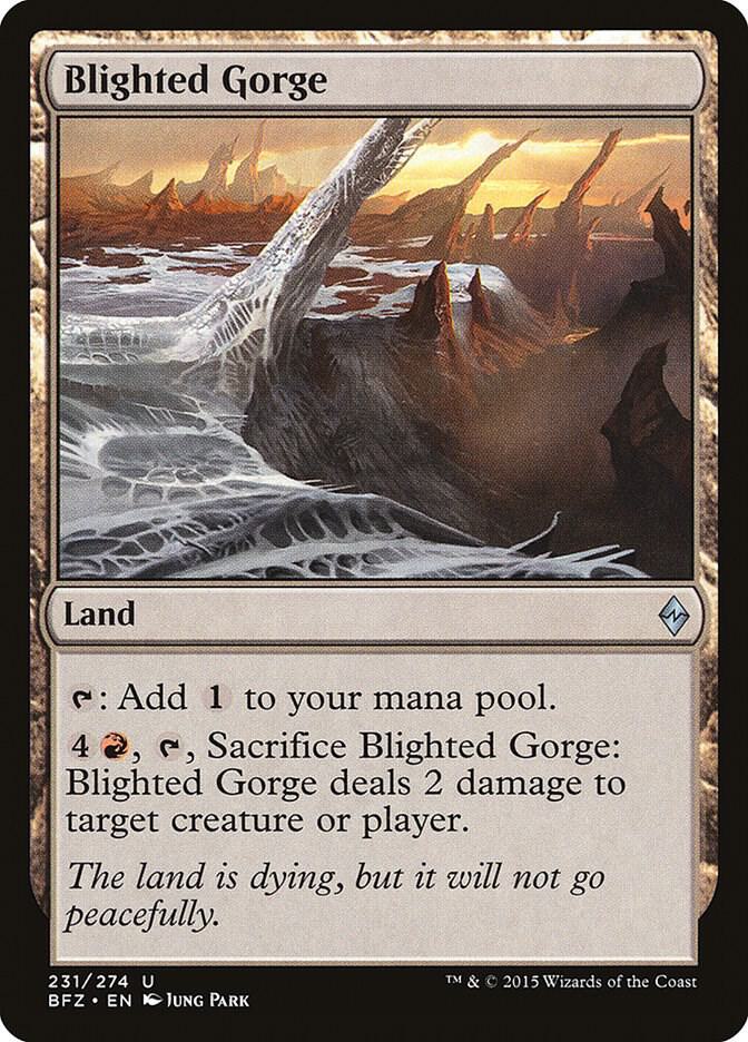 Blighted Gorge 231 (Battle for Zendikar)  | Good Games Modbury