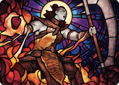 Garna, Bloodfist of Keld Art Card [Dominaria United Art Series] | Good Games Modbury