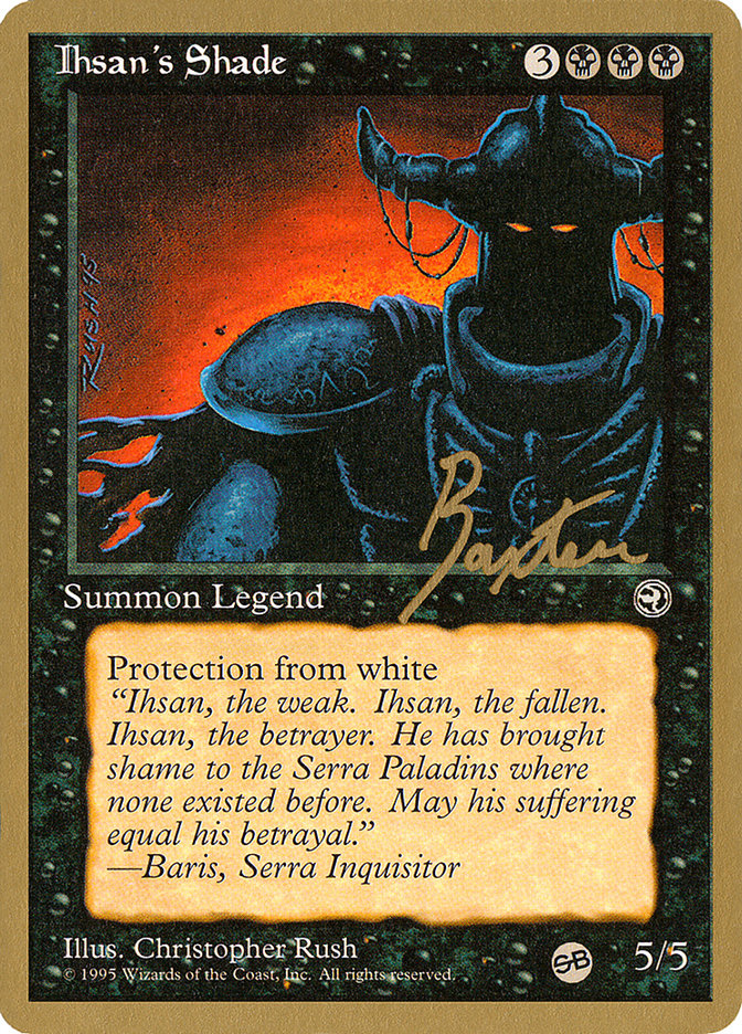 Ihsan's Shade (George Baxter) (SB) [Pro Tour Collector Set] | Good Games Modbury