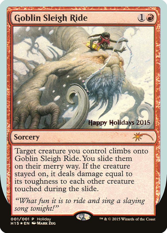 Goblin Sleigh Ride 15/21 (Special Occasion)  - Foil | Good Games Modbury