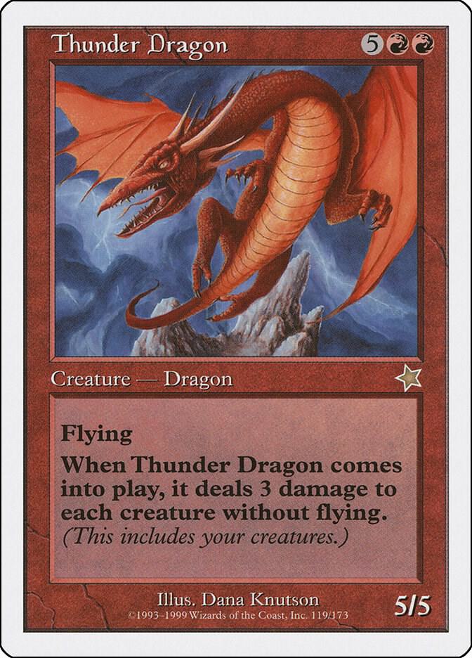 Thunder Dragon 119/173 (Starter 1999)  | Good Games Modbury