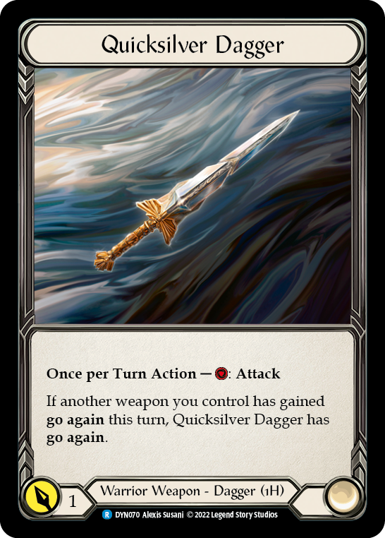 Quicksilver Dagger [DYN070] (Dynasty)  Rainbow Foil | Good Games Modbury