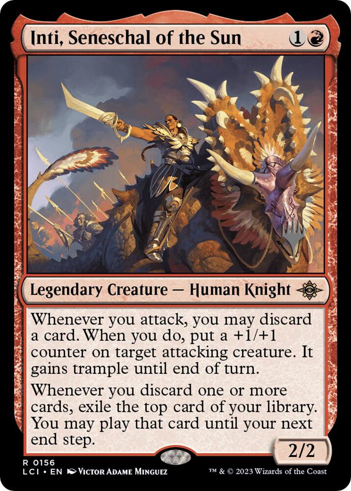 Inti Seneschal of the Sun 156p/138 (Promo Pack: The Lost Caverns of Ixalan)  - Foil | Good Games Modbury