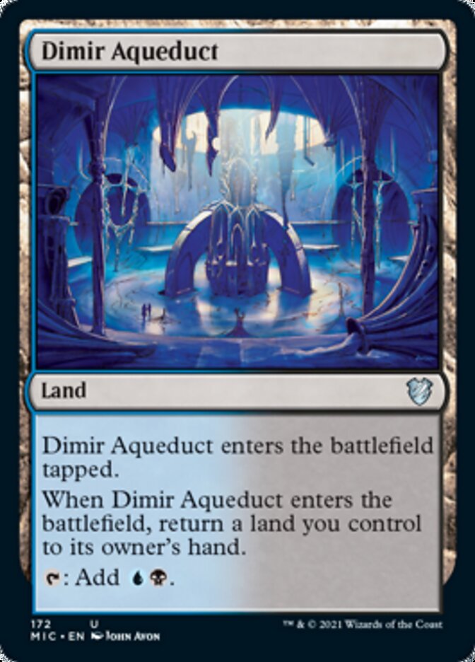 Dimir Aqueduct [Innistrad: Midnight Hunt Commander] | Good Games Modbury