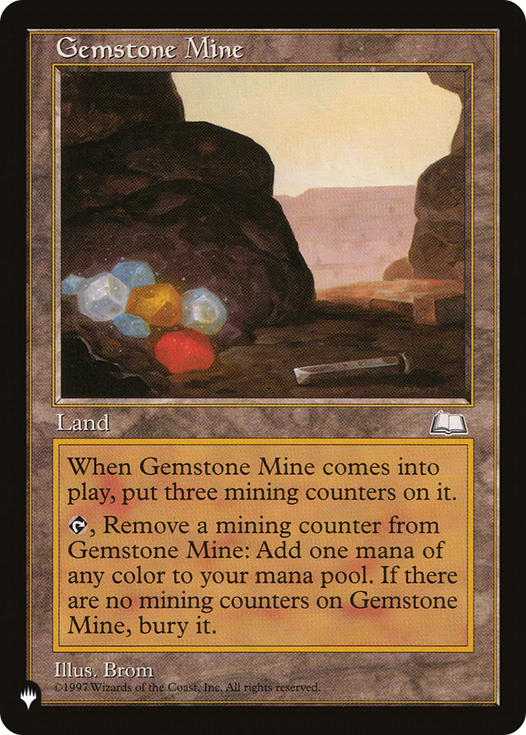 Gemstone Mine (WTH) [The List Reprints] | Good Games Modbury