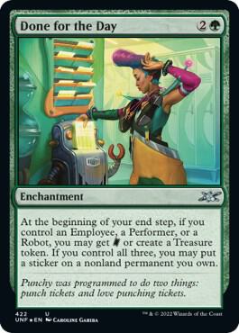 Done for the Day Galaxy Foil 422/244 (Unfinity)  - Foil | Good Games Modbury