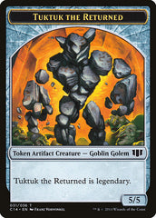 Daretti, Scrap Savant Emblem // Tuktuk the Returned Double-Sided Token [Commander 2014 Tokens] | Good Games Modbury