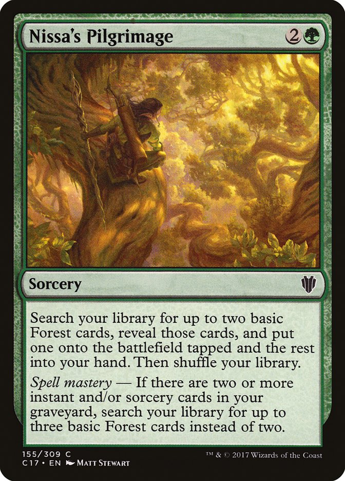 Nissa's Pilgrimage [Commander 2017] | Good Games Modbury