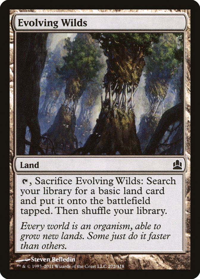 Evolving Wilds [Commander 2011] | Good Games Modbury