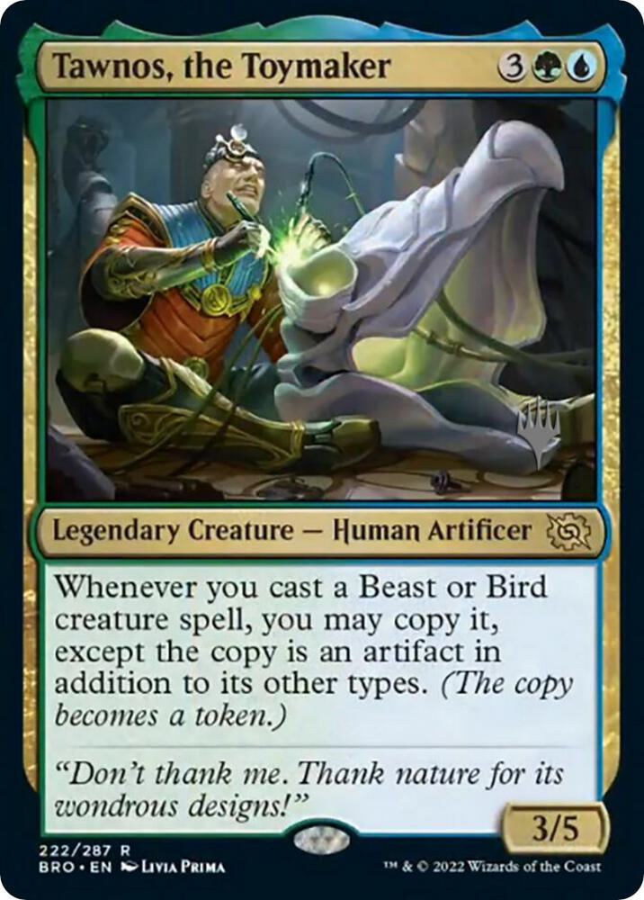 Tawnos the Toymaker 222p/169 (Promo Pack: The Brothers' War)  - Foil | Good Games Modbury