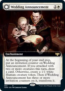 Wedding Announcement Extended Art 355/277 (Innistrad: Crimson Vow)  | Good Games Modbury