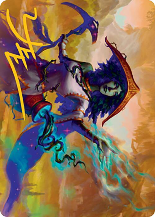 Sythis Harvests Hand Art Card Gold Stamped Signature 59 (Art Series: Modern Horizons 2)  | Good Games Modbury
