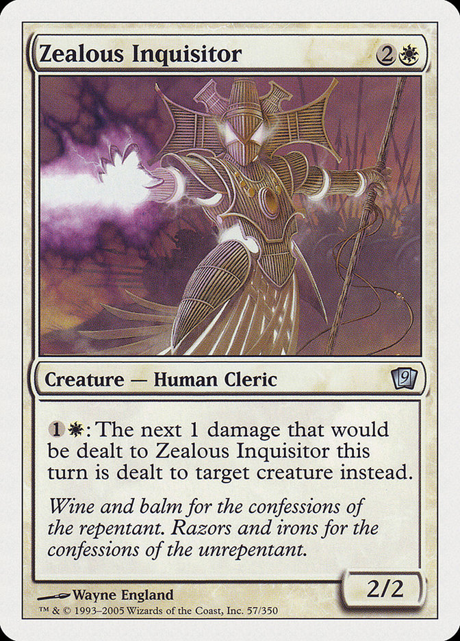 Zealous Inquisitor 57/350 (9th Edition)  | Good Games Modbury