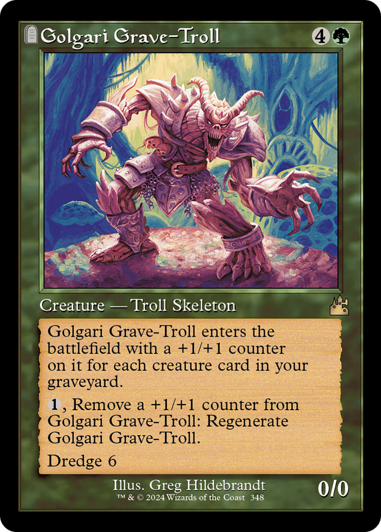 Golgari Grave-Troll (Retro Frame) [Ravnica Remastered] | Good Games Modbury