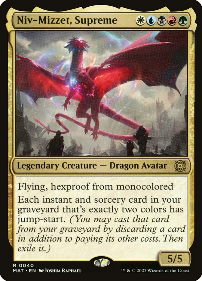 Niv-Mizzet, Supreme 40 (March of the Machine: The Aftermath)  | Good Games Modbury
