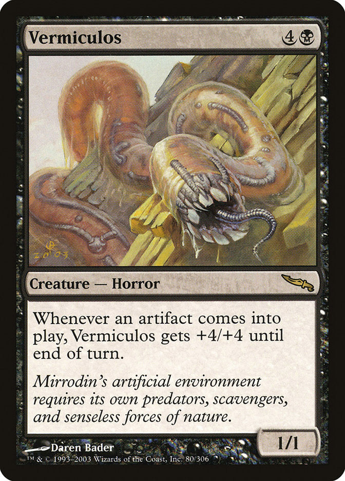 Vermiculos 80/306 (Mirrodin)  | Good Games Modbury