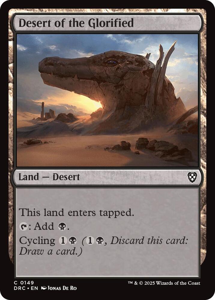 Desert of the Glorified 149/187 (Commander: Aetherdrift)  | Good Games Modbury