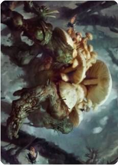 Swarm Shambler Art Card 73 (Art Series: Zendikar Rising)  | Good Games Modbury