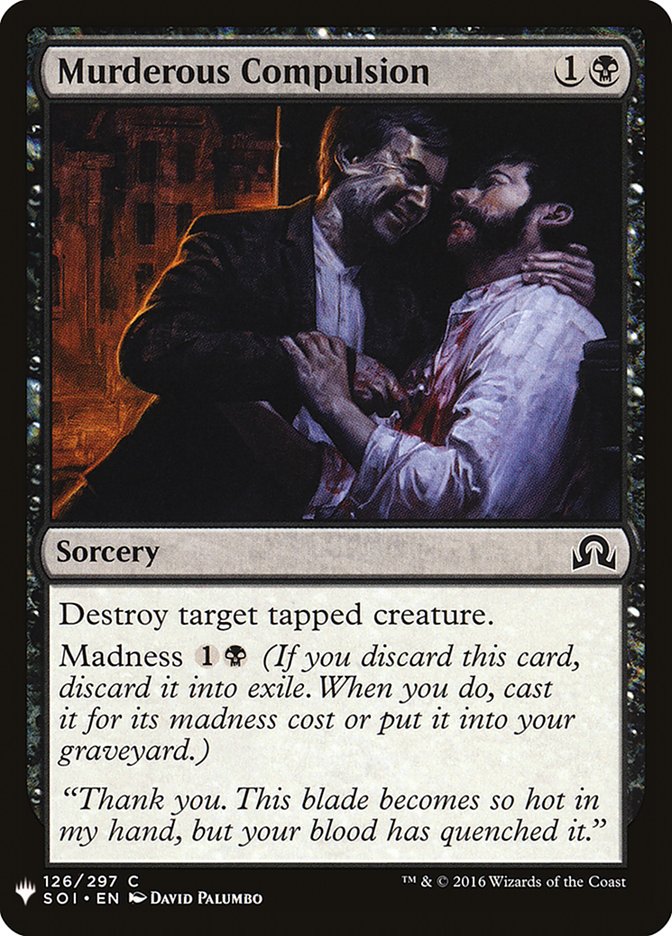 Murderous Compulsion [Mystery Booster] | Good Games Modbury