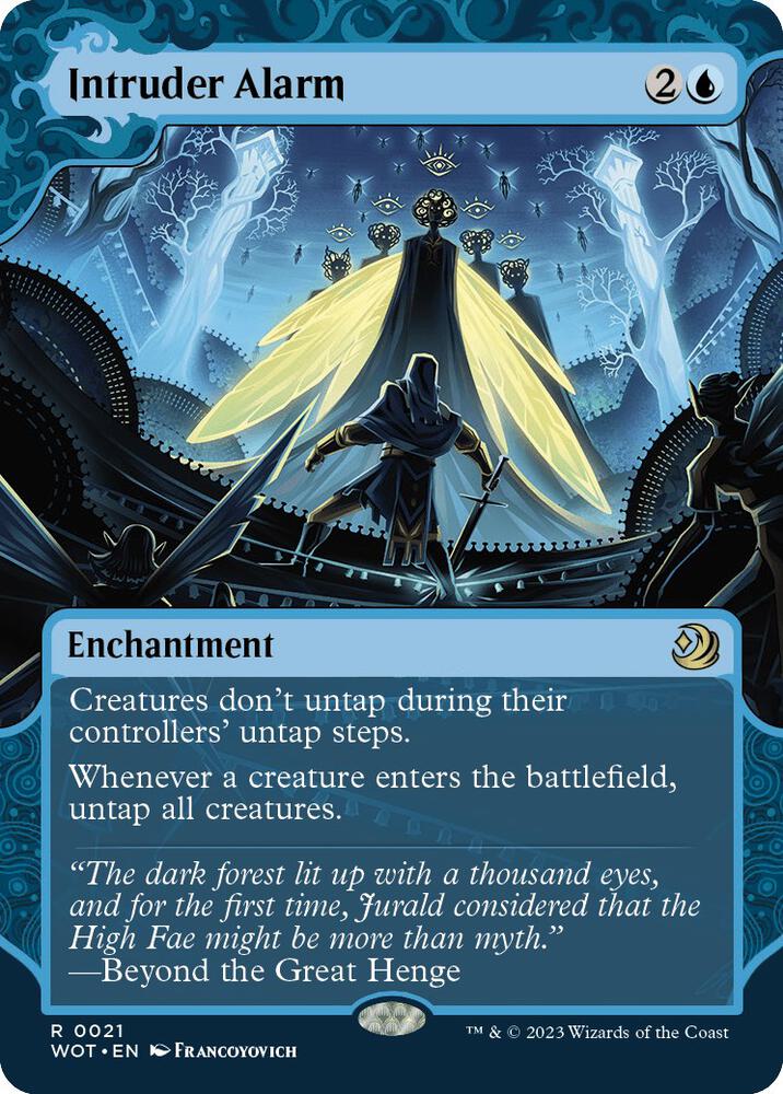 Intruder Alarm 21/63 (Wilds of Eldraine: Enchanting Tales)  - Showcase Foil | Good Games Modbury