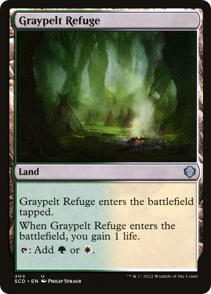 Graypelt Refuge 303/352 (Starter Commander Decks)  | Good Games Modbury