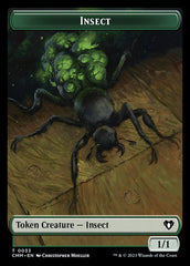Eldrazi Spawn // Insect Double-Sided Token [Commander Masters Tokens] | Good Games Modbury