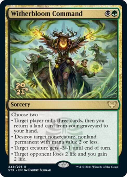 Witherbloom Command 248s/180 (Prerelease Cards)  - Foil | Good Games Modbury