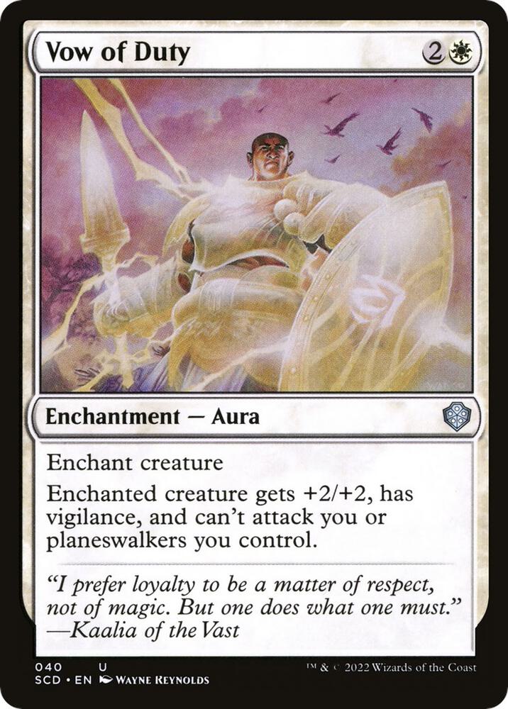 Vow of Duty 40 (Starter Commander Decks)  | Good Games Modbury