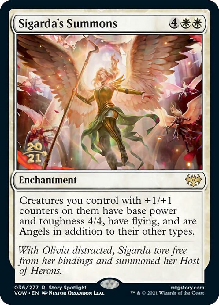 Sigardas Summons 36s/137 (Prerelease Cards)  - Foil | Good Games Modbury