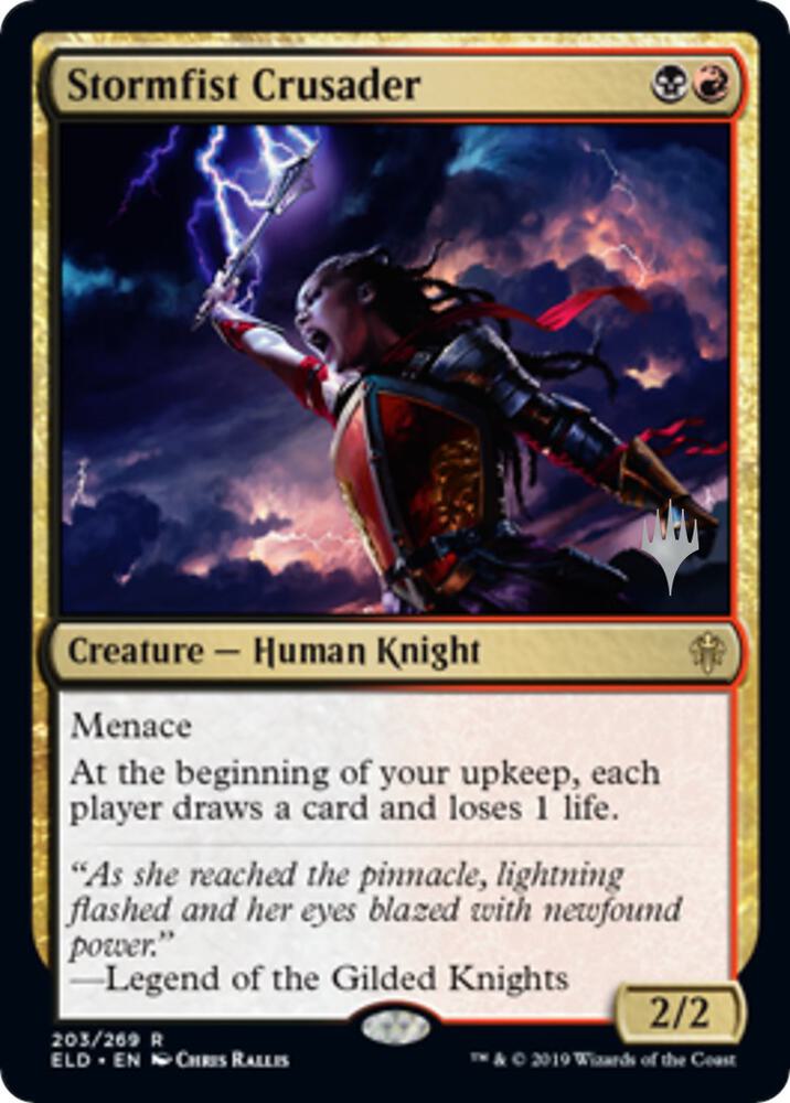 Stormfist Crusader 203p/152 (Promo Pack: Throne of Eldraine)  | Good Games Modbury