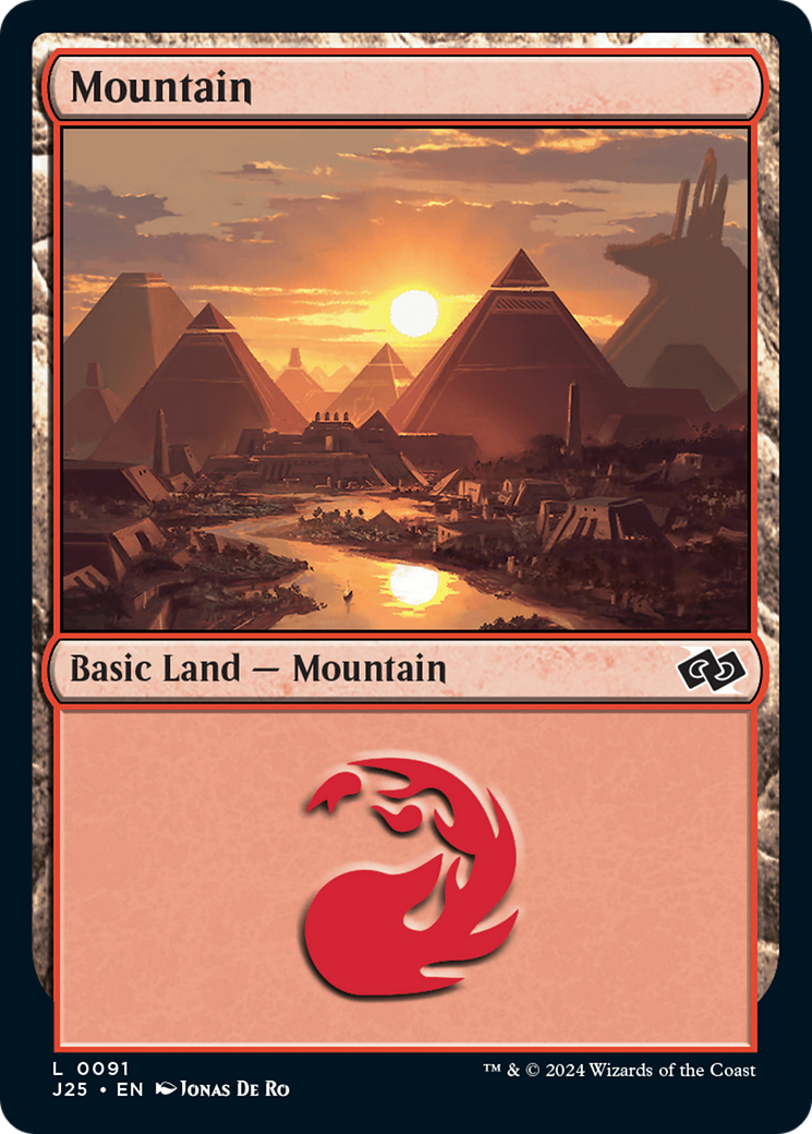 Mountain (91) [Foundations Jumpstart] | Good Games Modbury