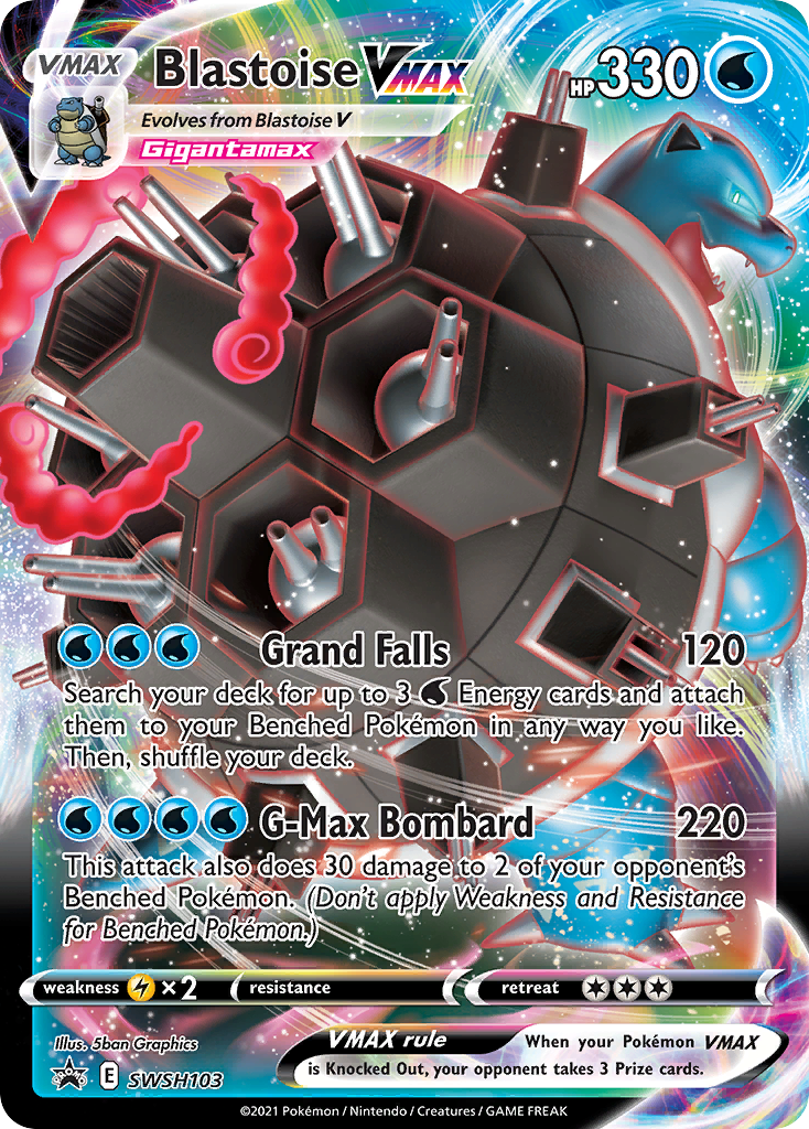 Blastoise VMAX (SWSH103) [Sword & Shield: Black Star Promos] | Good Games Modbury