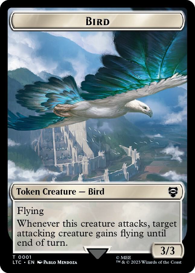 Bird 0001 Goat Double Sided Token 1 // 2 (Commander: The Lord of the Rings: Tales of Middle-earth)  | Good Games Modbury