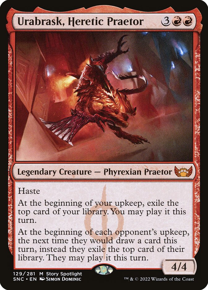 Urabrask, Heretic Praetor 129/281 (Streets of New Capenna)  | Good Games Modbury