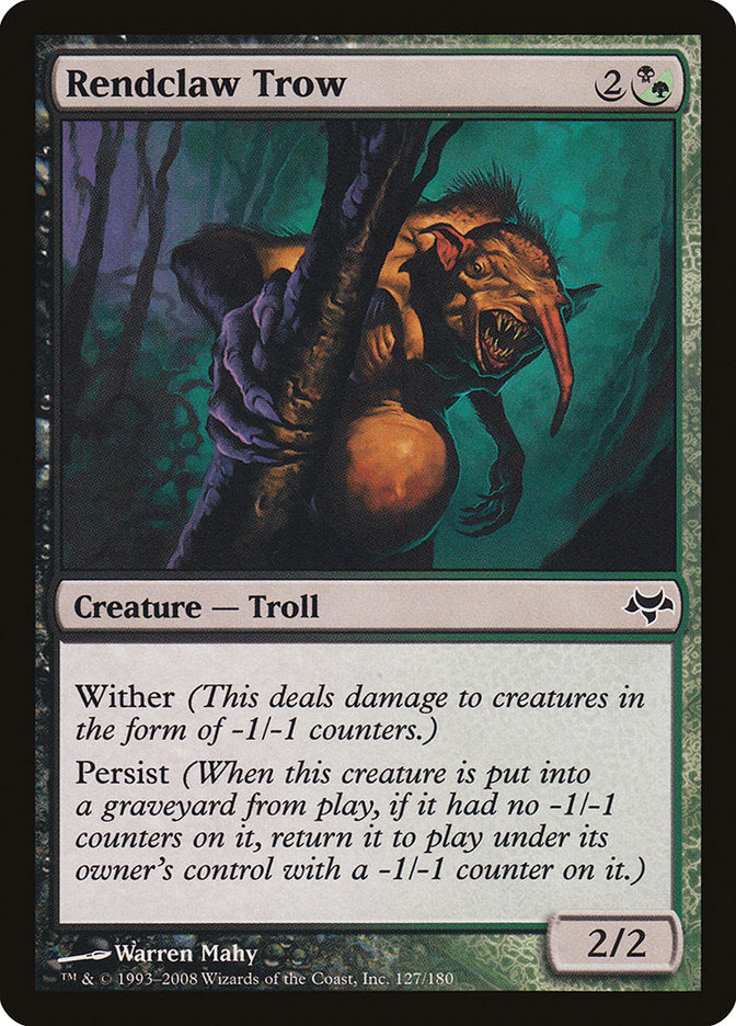 Rendclaw Trow 127/180 (Eventide)  - Foil | Good Games Modbury