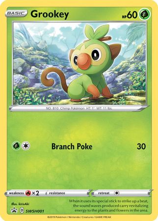 Grookey (SWSH001) [Sword & Shield: Black Star Promos] | Good Games Modbury
