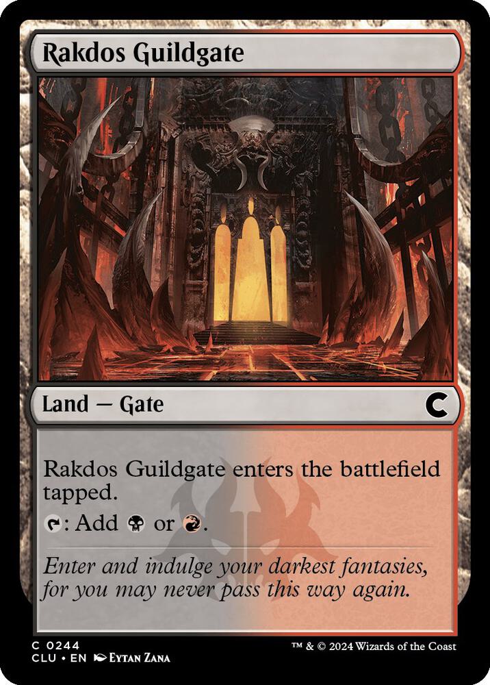 Rakdos Guildgate 244/284 (Ravnica: Clue Edition)  | Good Games Modbury