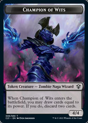 Eldrazi // Champion of Wits Double-Sided Token [Commander 2021 Tokens] | Good Games Modbury