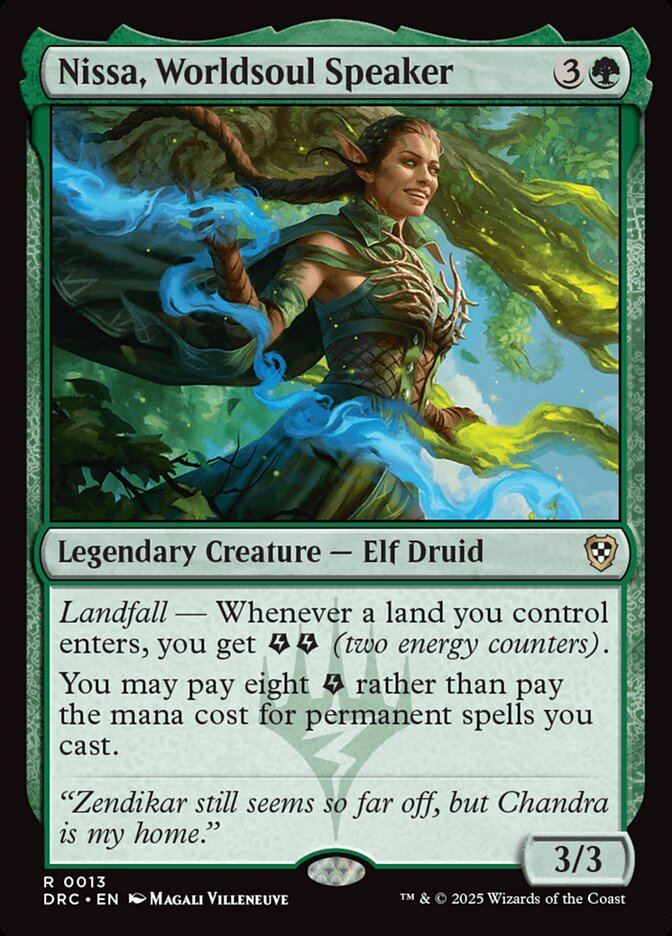 Nissa, Worldsoul Speaker 13/187 (Commander: Aetherdrift)  | Good Games Modbury