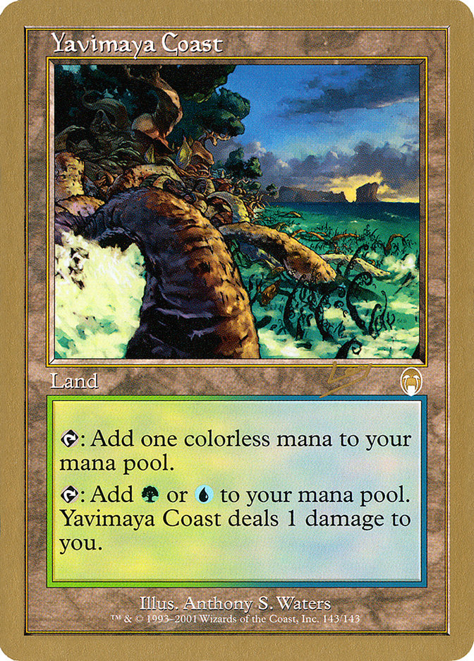 Yavimaya Coast (Raphael Levy) [World Championship Decks 2002] | Good Games Modbury