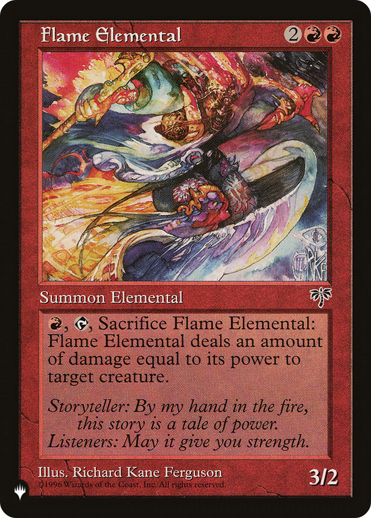 Flame Elemental [The List Reprints] | Good Games Modbury