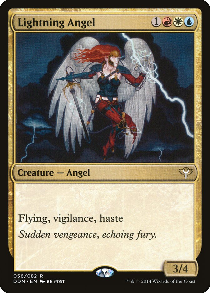 Lightning Angel [Duel Decks: Speed vs. Cunning] | Good Games Modbury