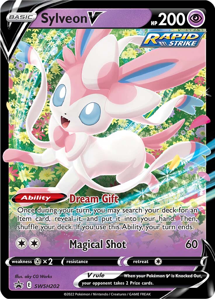 Sylveon V (SWSH202) [Sword & Shield: Black Star Promos] | Good Games Modbury