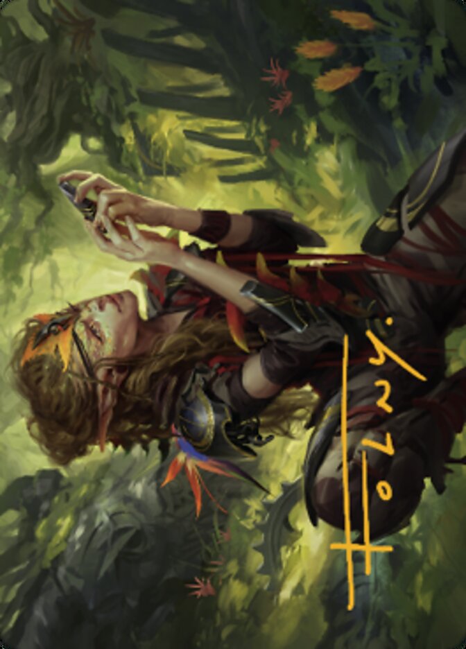 Meria, Scholar of Antiquity Art Card (Gold-Stamped Signature) [Dominaria United Art Series] | Good Games Modbury